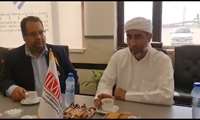 دیدار شیخ دریایی امام جمعه اهل سنت شهر دشتی با دکتر علامه مدیرعامل منطقه ویژه اقتصادی پارسیان (بخش اول)