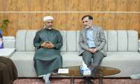 دیدار مدیرعامل منطقه ویژه اقتصادی پارسیان با امام جمعه اهل سنت شهر پارسیان